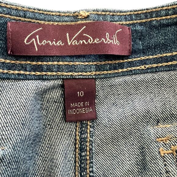 Gloria Vanderbilt Women Denim Short Size 10 - Picture 3 of 4
